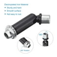thumbnail image 3 of Uxcell Sloped Ceiling Adapter Swivel M10 M12 Thread for Chandelier Black 4 Pack, 3 of 5