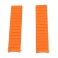 thumbnail image 4 of Correa de reloj magnética Universal de silicona, 2 uds., para Amazfit GTR 3 3 Pro 22mm, negro y naranja, 4 of 9