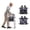 Black Botanical Floral, variant on SupreGear Water-Resistant Side Walker Bag for Folding Walkers, Seniors, Black