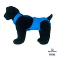 thumbnail image 2 of Barkertime Aqua Blue Escape-Proof Premium Waterproof Dog Diaper Overall - Made in USA, 2 of 6