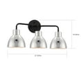 thumbnail image 2 of Sloan 3 - Light Matte Black / Black Wall Sconce, 2 of 5