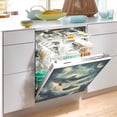 thumbnail image 2 of Yayeee Magnetic Dishwasher Cover for The Front Decoration Home Kitchen Machine Sticker Protector, Beige Floating Whale, 2 of 6