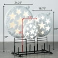 thumbnail image 6 of 26"H, 31"H and 37"H Sullivans LED Ornament Stake - Set of 3, Silver, 6 of 6