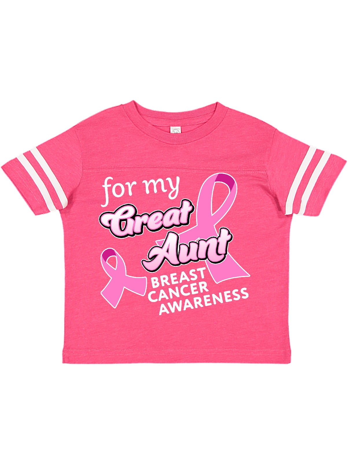 I Wear Pink For My AUNTIE Breast Cancer Awareness Youth Boys Girls Tee T Shirt 