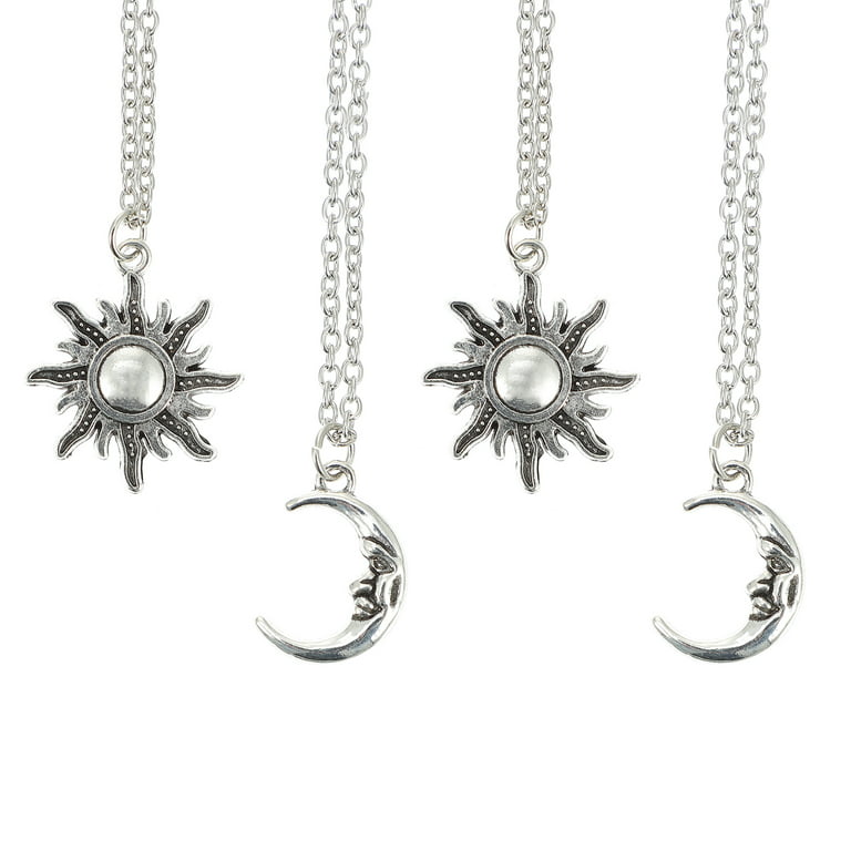 Sunburst Heart Necklace | Gold Metal | Necklaces for Women & Girls | Cute, Friendship, Couple | Puravida