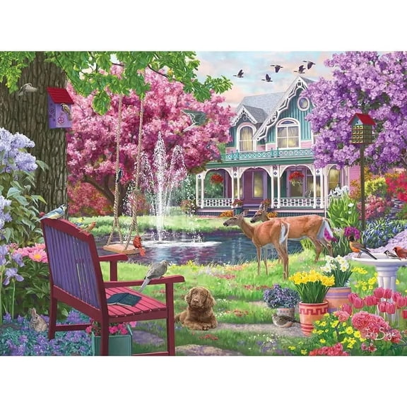 Bits and Pieces Spring Jigsaw Puzzle Large Piece 300 pc 18" x 24"