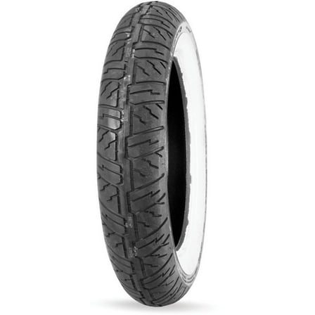 130/90-16 Dunlop Cruisemax Wide White Wall Front Tire