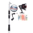 thumbnail image 2 of Rod Portable Fishing Pole Set Telescopic Fishing Rod Reel Combos Kit Accessory for Outdoor Fishing, 2 of 8