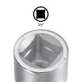 thumbnail image 3 of Unique Bargains 3/4 Inch Square Drive 12 Point 22mm Standard Impact Socket Alloy Steel, 3 of 5