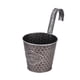 thumbnail image 1 of Macetero de pared ANGGREK Metal negro gris Blanco, 1 of 8