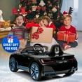 thumbnail image 5 of Bopilon Licensed BMW Kids Ride on Car with Remote Control, 12V Electric Vehicles Car for Toddlers to Drive, 3 Speeds, Bluetooth, Music, LED Light (Black), 5 of 8