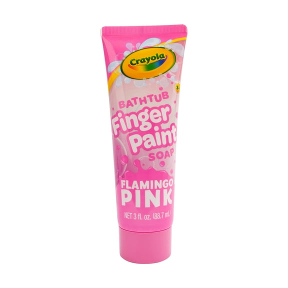 Crayola Bathtub Fingerpaint, Pink, 3 oz