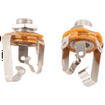 thumbnail image 3 of 2Pcs 1/4 inch 6.35Mm Stereo Input Jack Plug Socket For Electric Guitar Bass, Guitar Pickup Output Jack, Guitar Parts, 3 of 9