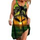 thumbnail image 2 of Sonducket Vestido de mujer Estampado sin mangas Traje de baño Traje de baño de playa Vestidos Verde SG, 2 of 3