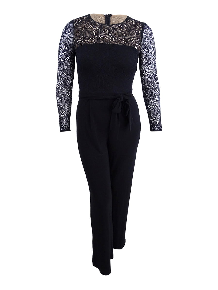 ralph lauren lace bodice jumpsuit