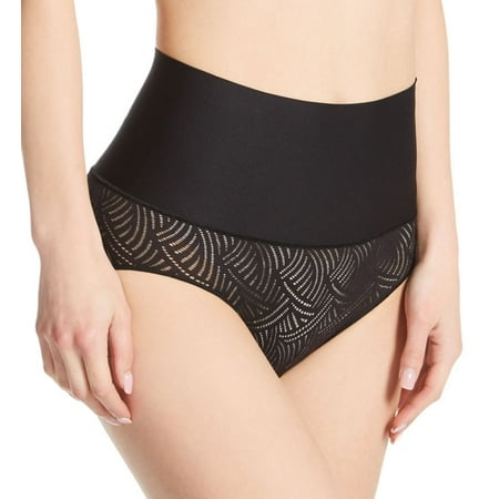 

Women s Maidenform DM0051 Tame Your Tummy Brief Panty (Black Swing Lace L)
