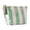 Green, variant on Travel Makeup Bag Striped Makeup Pouches for Purse, PVC Cosmetic Bags with Smooth Zipper Soft Lining, for Cosmetic Car Organizer, Daily, Gifts, Portable Large & Small Toiletrys, 10.23×3.34×7.67in