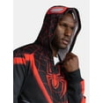 thumbnail image 2 of Spider-Man, Men's & Big Men's Halloween Cosplay Hoodie, Miles Morales, Sizes S-3XL, 2 of 5