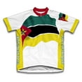 thumbnail image 1 of Mozambique Flag Short Sleeve Cycling Jersey  for Women - Size XL, 1 of 3