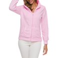 thumbnail image 6 of Outfmvch Winter Coats For Women Fleece Jacket Women Women Hooded Sweater Coat Winter Warm Wool Zipper Coat Cotton Coat Outwear Womens Coats Pink 3Xl, 6 of 8