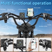 AOVOPRO AP20 Electric Bike for Adults 20 X 4.0 Fat Tire, 750W Off-Road E Bike, E-Mountain Bike 48V 18AH UL2849
