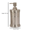 thumbnail image 4 of nu steel Dual Ridge Collection Liquid Soap & Lotion Dispenser Pump for Bathroom Kitchen Countertops DR6H, 4 of 4