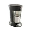 My Cafe Pourover Commercial Grade Coffee/Tea Pod Brewer Stainless Steel, Black