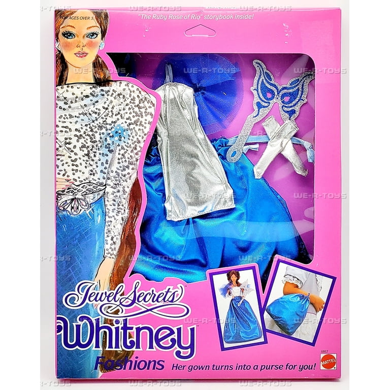 Barbie Jewel Secrets Whitney Fashions with Storybook 1986 Mattel