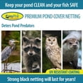 thumbnail image 3 of EasyPro NR201F 3/8" Premium Pond Cover Polyethylene Woven Netting / 20' x 100' - Boxed, 3 of 6
