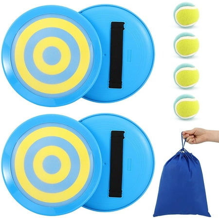 Kids Toss Ball Catch Game Set 2 Paddles 2 Balls
