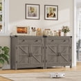 thumbnail image 5 of Homfa Kitchen Buffet Sideboard with Drawer, Compact Coffee Bar with Adjustable Shelf for Dining Room, Wash Gray, 5 of 9