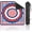 Color7, variant on Mahjong Mat with Bag, 31.5 x 31.5 Inch Non Slip Red White Blue Gingham , Gaming Pad for Mahjong, Poker, Dominoes, Card and Board Tile Games