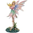 thumbnail image 5 of Ebros Fae Garden Meadows Blonde Fairy With Rainbow Lily Petals Dress & Gloves, 5 of 8
