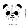 thumbnail image 3 of Dengmore Creative Cartoon Wall Clock Acrylic Kids Childs Rooms Decor Cute, 3 of 9