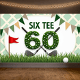 thumbnail image 3 of Decorative Design Golf Birthday Banner Outdoor Theme 60th Birthday Celebration Event Prop for Birthday Party Adult Celebration Outdoor Event, 3 of 4