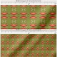 thumbnail image 2 of Soimoi Green Cotton Cambric Fabric Crabs Ocean Fabric Prints By Yard 56 Inch Wide, 2 of 7