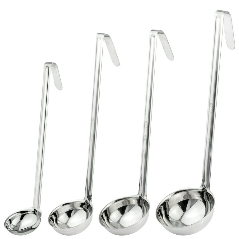 Choice 2 oz. One-Piece Stainless Steel Ladle