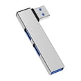 thumbnail image 1 of Base de expansión OTG HUB USB 3 en 1 tipo C para PC portátil (USB plateado a 3USB), 1 of 4