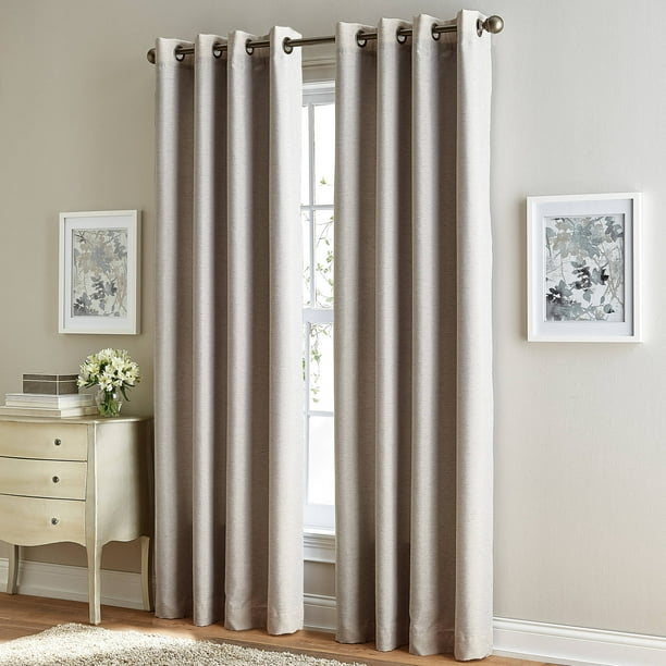 Solid Corrisa Grommet Lined Room Darkening Curtain - Walmart.com
