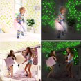 thumbnail image 7 of 100 pcs 3D Glow in The Dark Star Stickers,Glow Stickers,Glow in The Dark Stars for Ceiling,Fantastic Wall Stickers,Green, 7 of 7