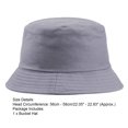thumbnail image 7 of Dengjunhu Cotton Style Bucket Hat Unisex Trendy Lightweight Outdoor Hot Fun Summer Beach Vacation Headwear, 7 of 7
