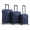 Dark Blue, variant on 3 Piece ABS Luggage Set with TSA Lock, 20/26/30 Inch Spinner Suitcase for Carry On and Checked Bag, Lightweight Durable Travel Bags for Family Vacation Holiday Travel Back to School and Business Trip