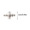 thumbnail image 3 of 10 Pcs Aimants de Rideau Fermeture Bouton de Retenue Alliage Durable Léger Portable avec Patte, 3 of 15