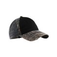thumbnail image 1 of Top Headwear Camo Cap w/ Contrast Front Panel - Mossy Oak/Black, 1 of 1