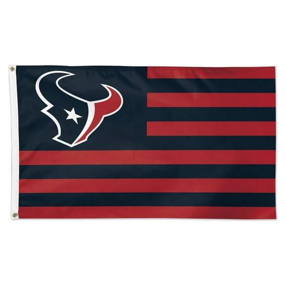 WinCraft Houston Texans 3' x 5' Americana Stars & Stripes Deluxe Flag