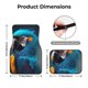 thumbnail image 5 of Fotbe Modern Style Blue Parrot Juego de 4 Tapetes para Auto con Estampado – Alfombrillas de Goma Reforzada, Diseño Antideslizante, Protección para Todo el Año – Vehículos, Autos, Camionetas y SUVs, 5 of 7