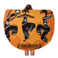 thumbnail image 1 of SIDONKU 60 inch Round Beach Towel Blanket Dance Dancing Figures Ethnic Music Tribal Shaman Folk History Travel Circle Circular Towels Mat Tapestry Beach Throw, 1 of 2