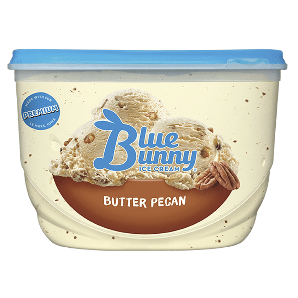 Blue Bunny Premium Butter Pecan Ice Cream, 48 fl oz