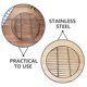 thumbnail image 5 of Grill Round Grill Grill Red Red Rill Multi-Función Mesh Net Práctica de malla Mesh Barbacoa Mesh de alambre, 5 of 7