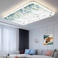 thumbnail image 2 of Blue Green Eucalyptus Fluorescent Light Covers for Ceiling Lights 4x2 feet,4 Pack Magnetic Light Filters for Classroom,Sage Gradient Leaves Butterfly Fluorescent Light Shade Panel for Office School, 2 of 9